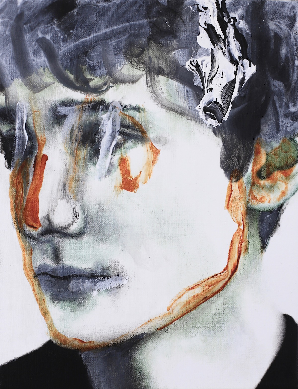 antoine cordet canvas toile peinture painting portrait gallery paris art artist artiste peintre acrylic oil lanthane