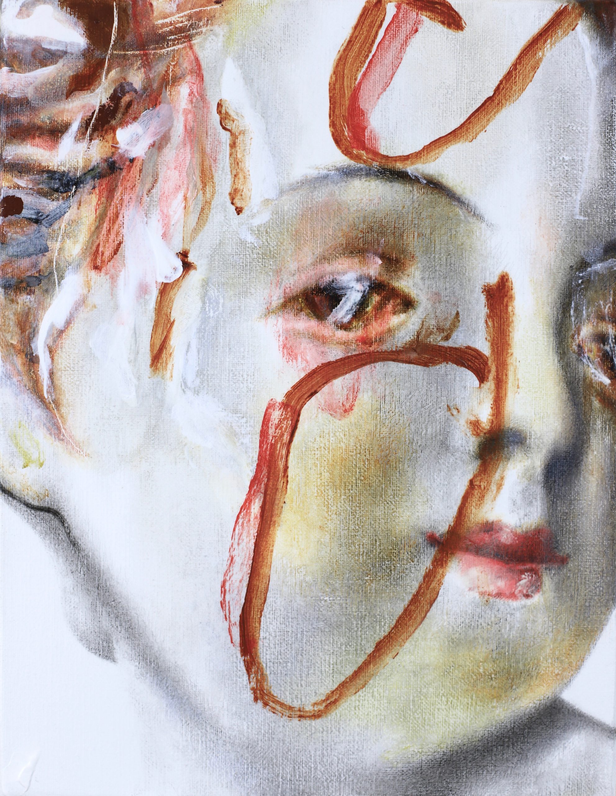 antoine cordet canvas toile peinture painting portrait gallery paris art artist artiste peintre acrylic oil dysprosium