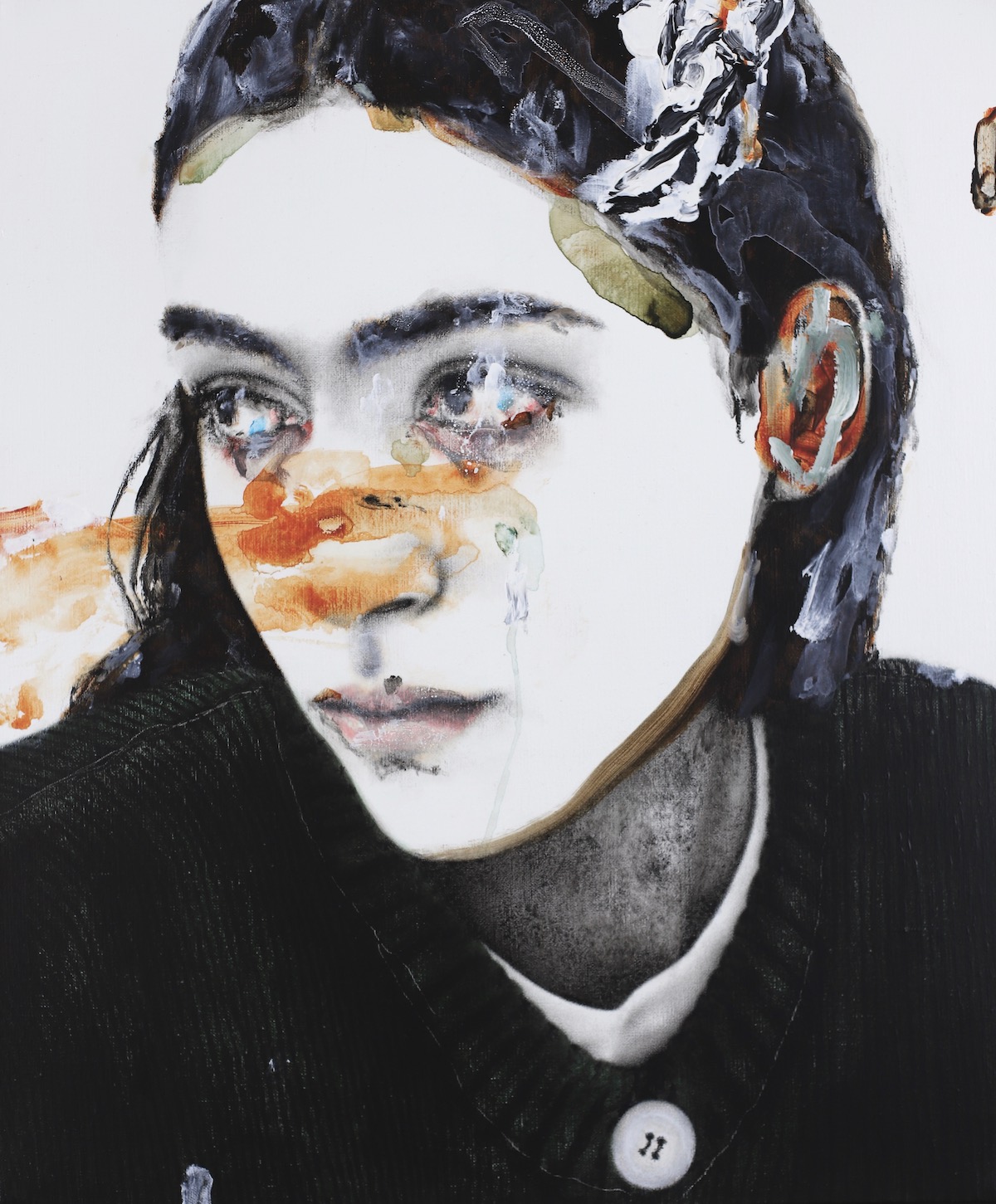 antoine cordet canvas toile peinture painting portrait gallery paris art artist artiste peintre acrylic oil holmium