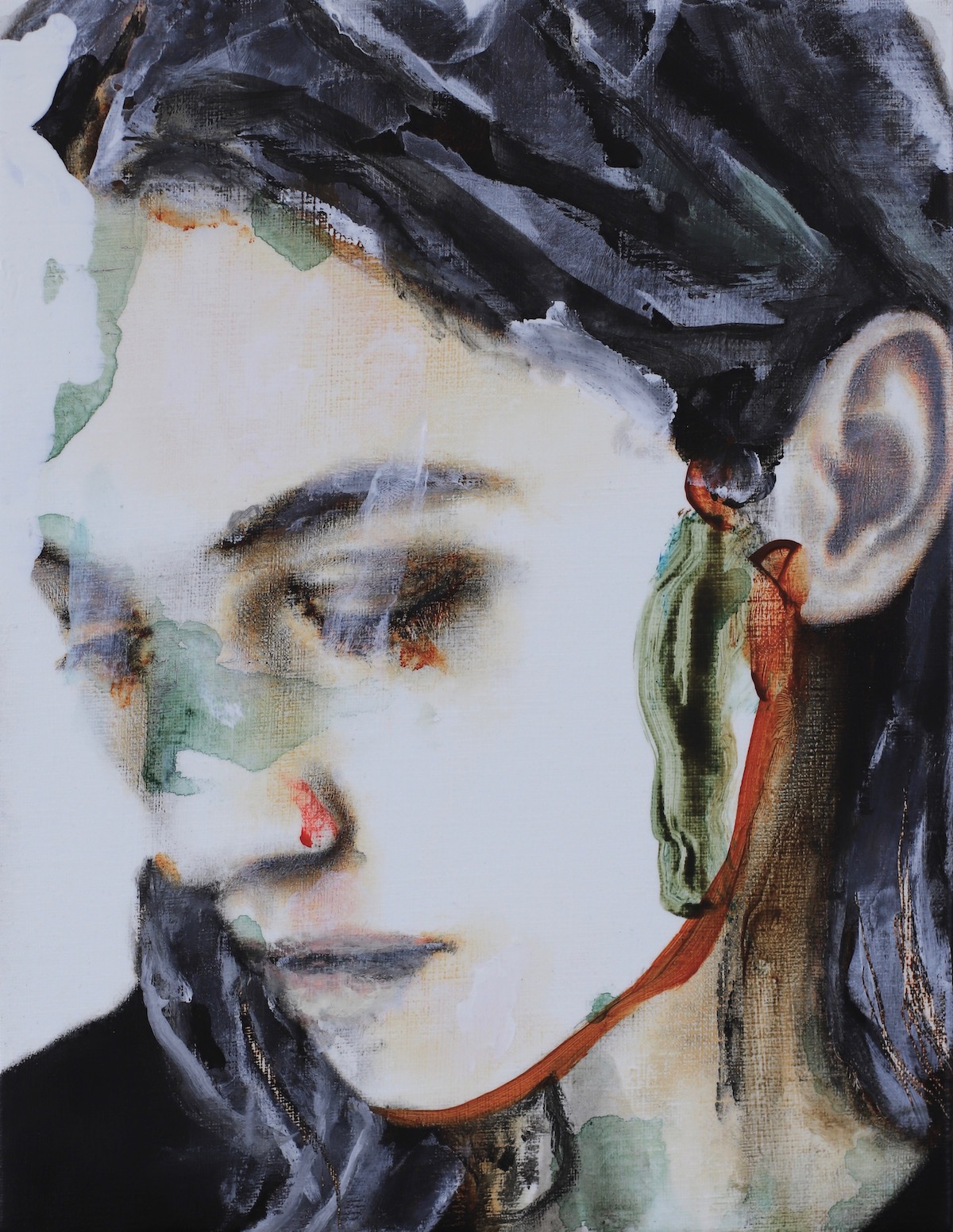 antoine cordet canvas toile peinture painting portrait gallery paris art artist artiste peintre acrylic oil aluminum