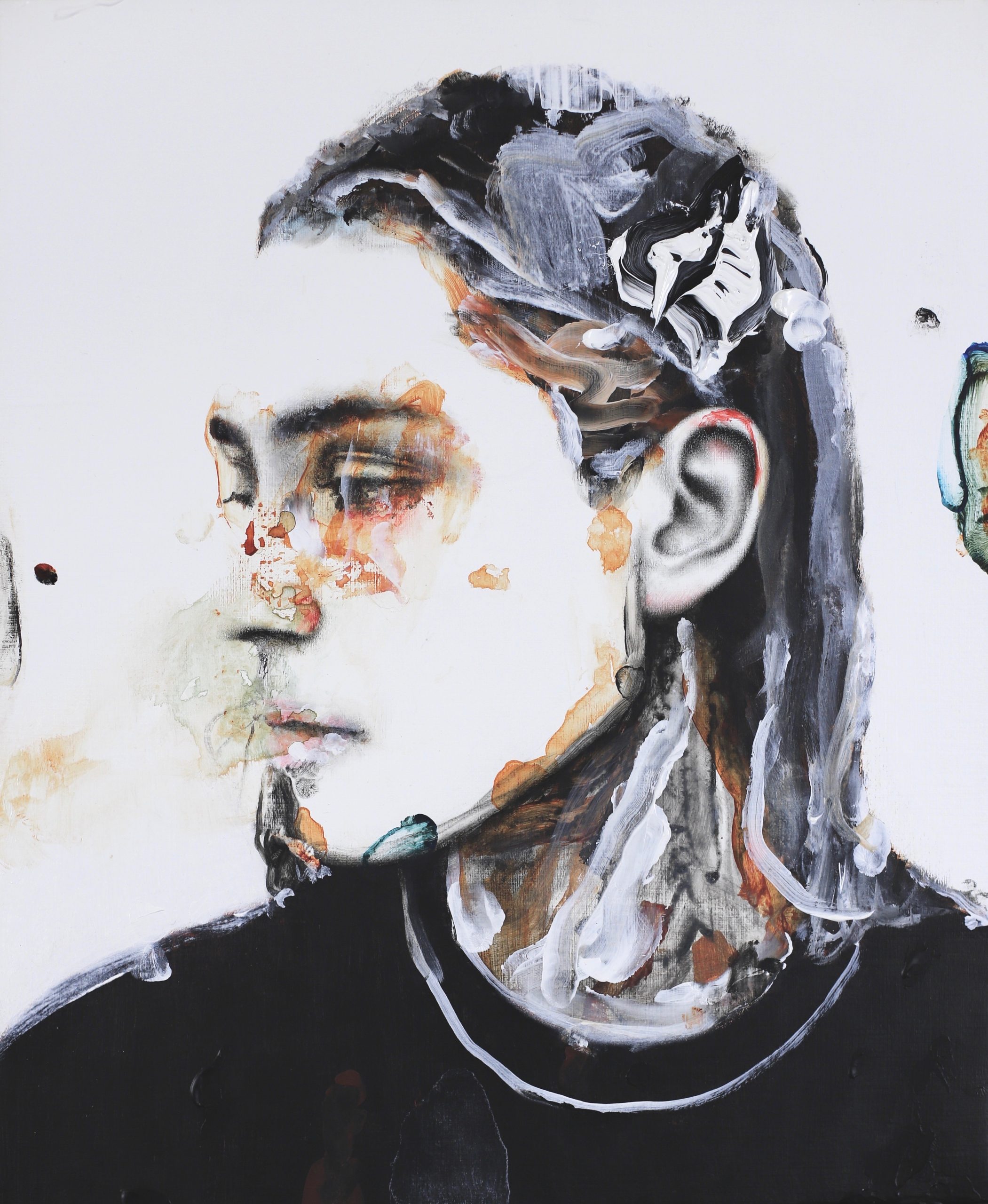 antoine cordet canvas toile peinture painting portrait gallery paris art artist artiste peintre acrylic oil nocturne