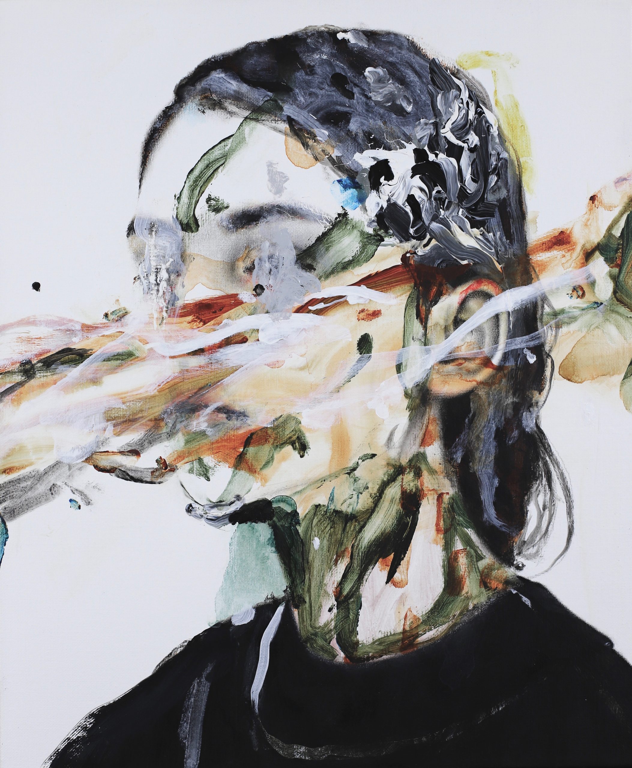 antoine cordet canvas toile peinture painting portrait gallery paris art artist artiste peintre acrylic oil particle accelerator