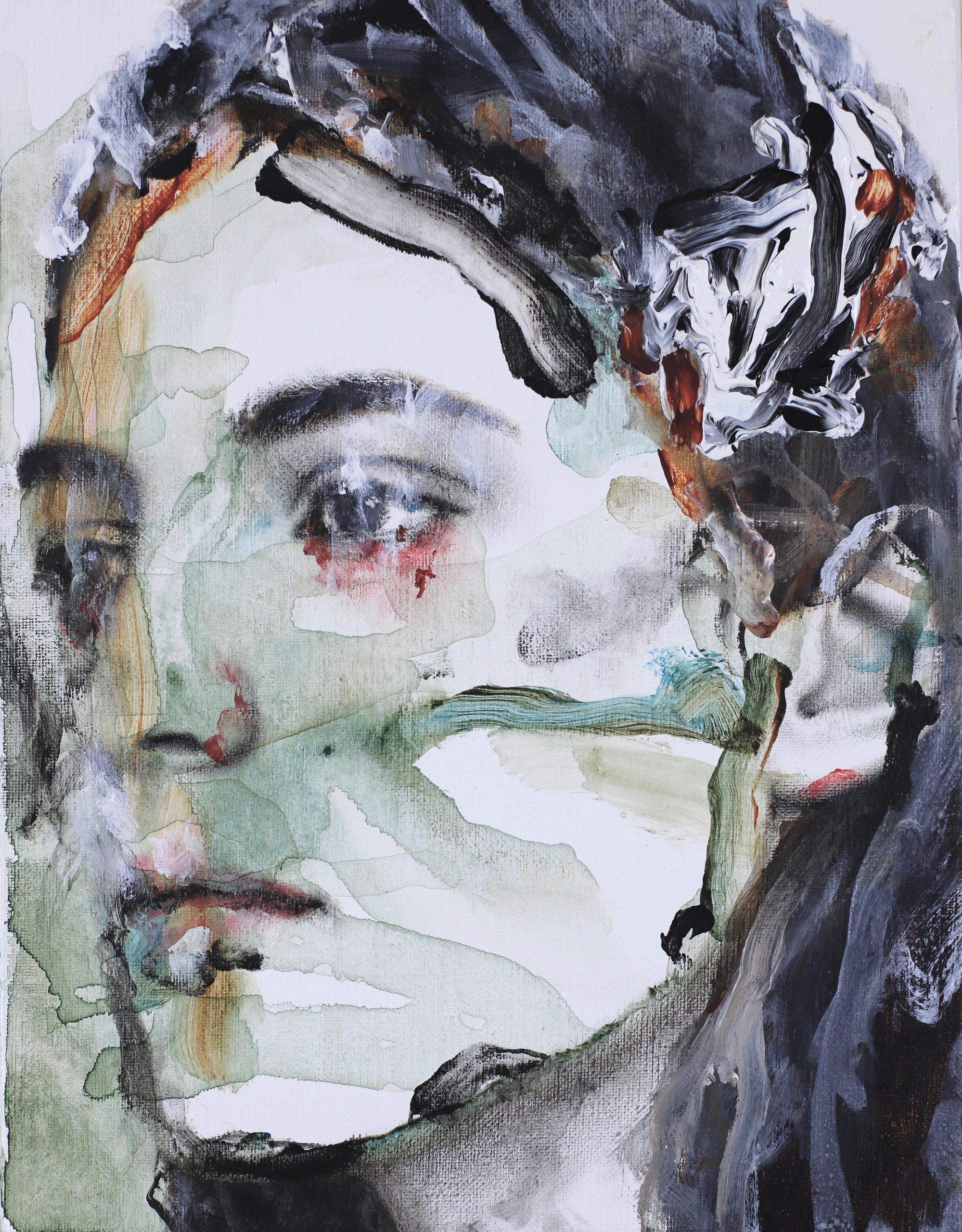 antoine cordet canvas toile peinture painting portrait gallery paris art artist artiste peintre acrylic oil theorem