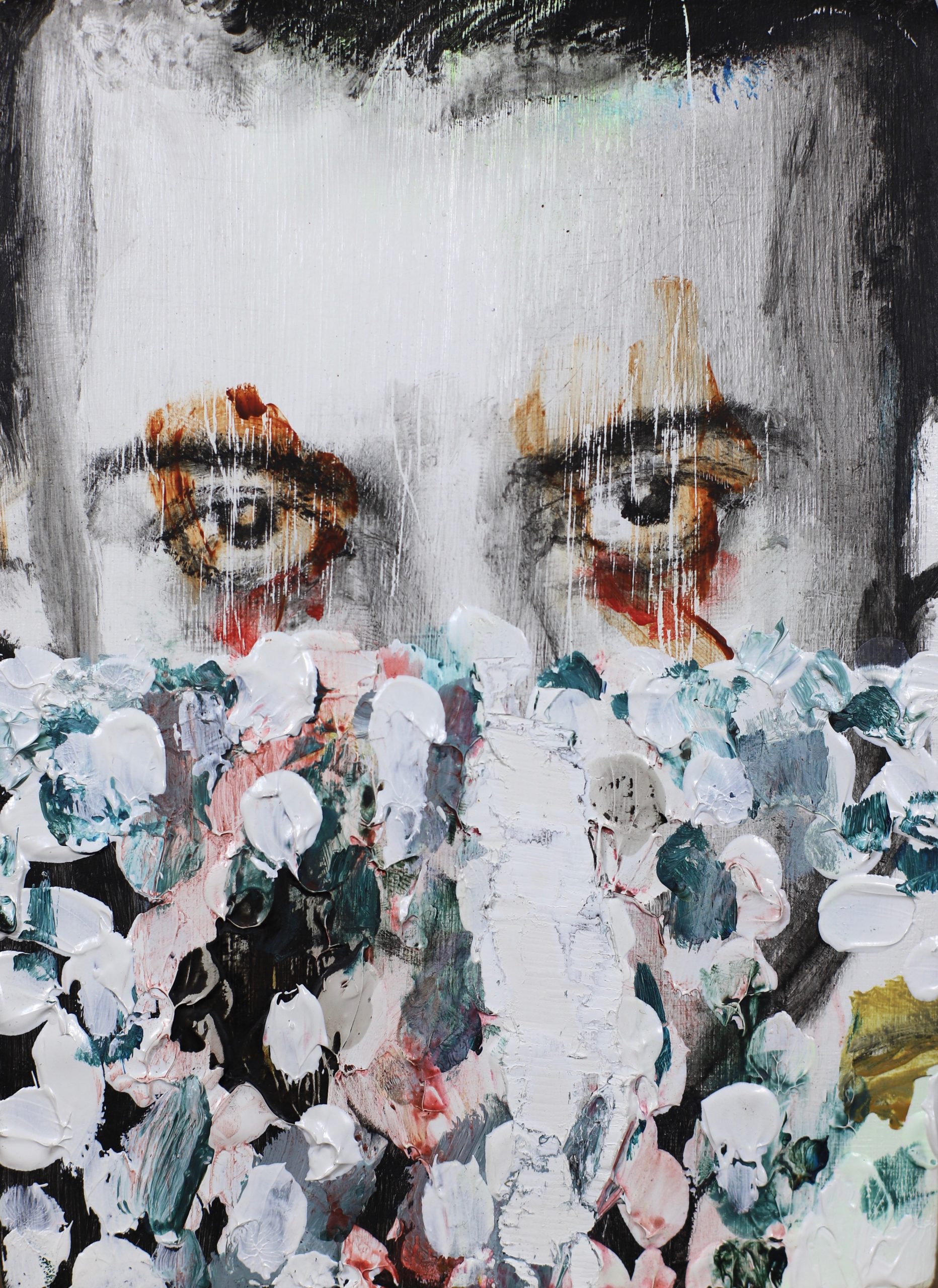 antoine cordet canvas toile peinture painting portrait gallery paris art artist artiste peintre acrylic oil chlorine
