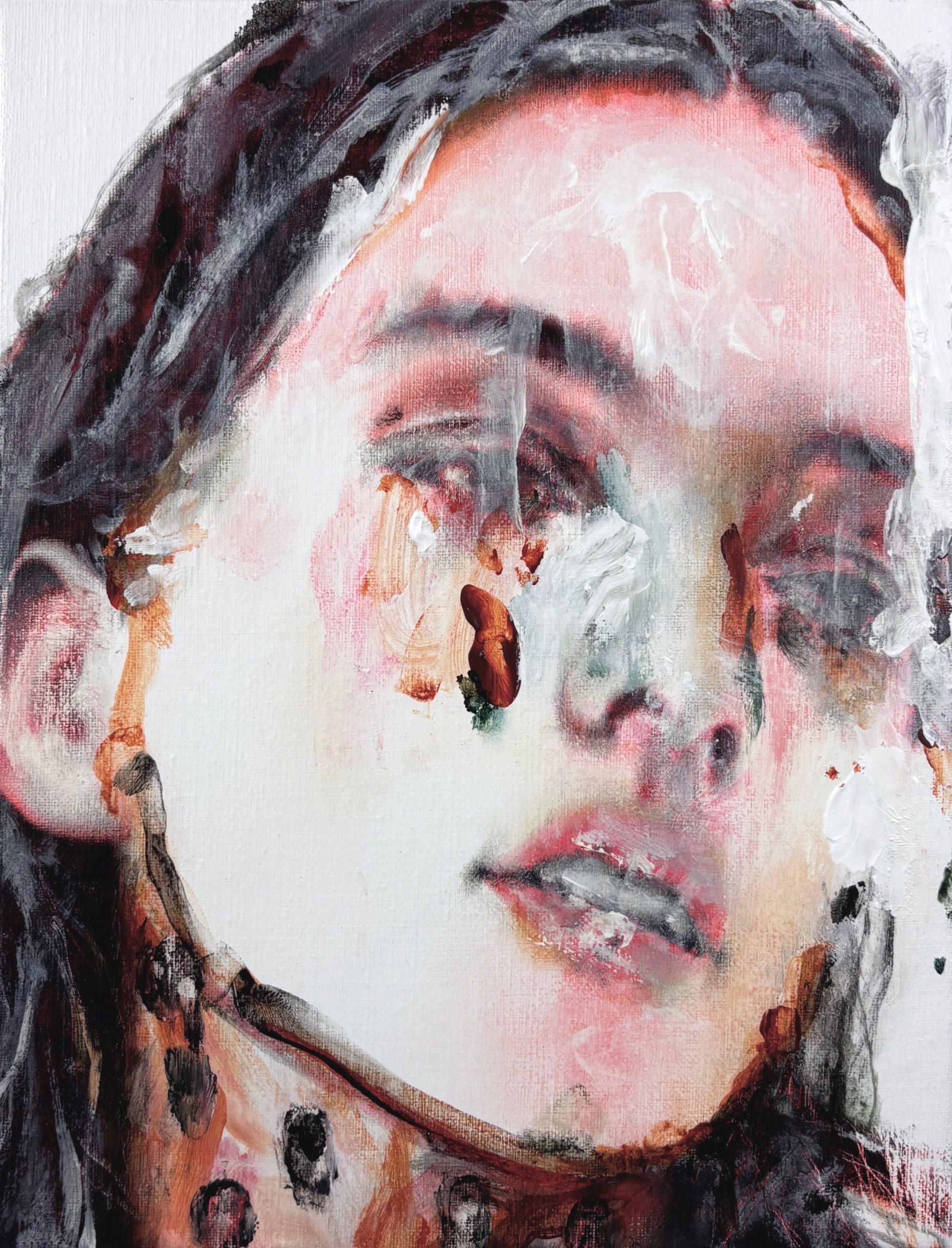 antoine cordet canvas toile peinture painting portrait gallery paris art artist artiste peintre acrylic oil of course not