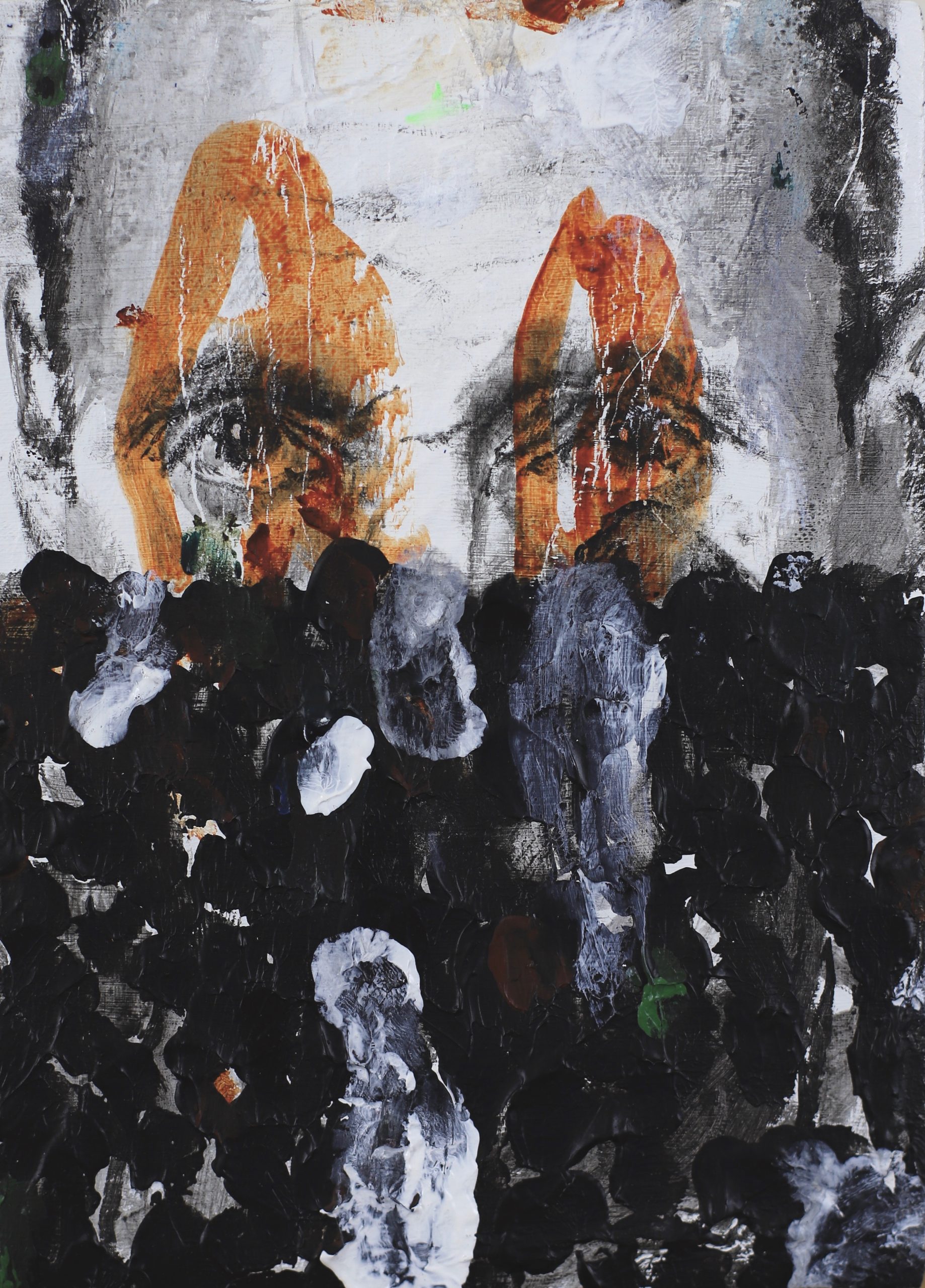 antoine cordet canvas toile peinture painting portrait gallery paris art artist artiste peintre acrylic oil subduction