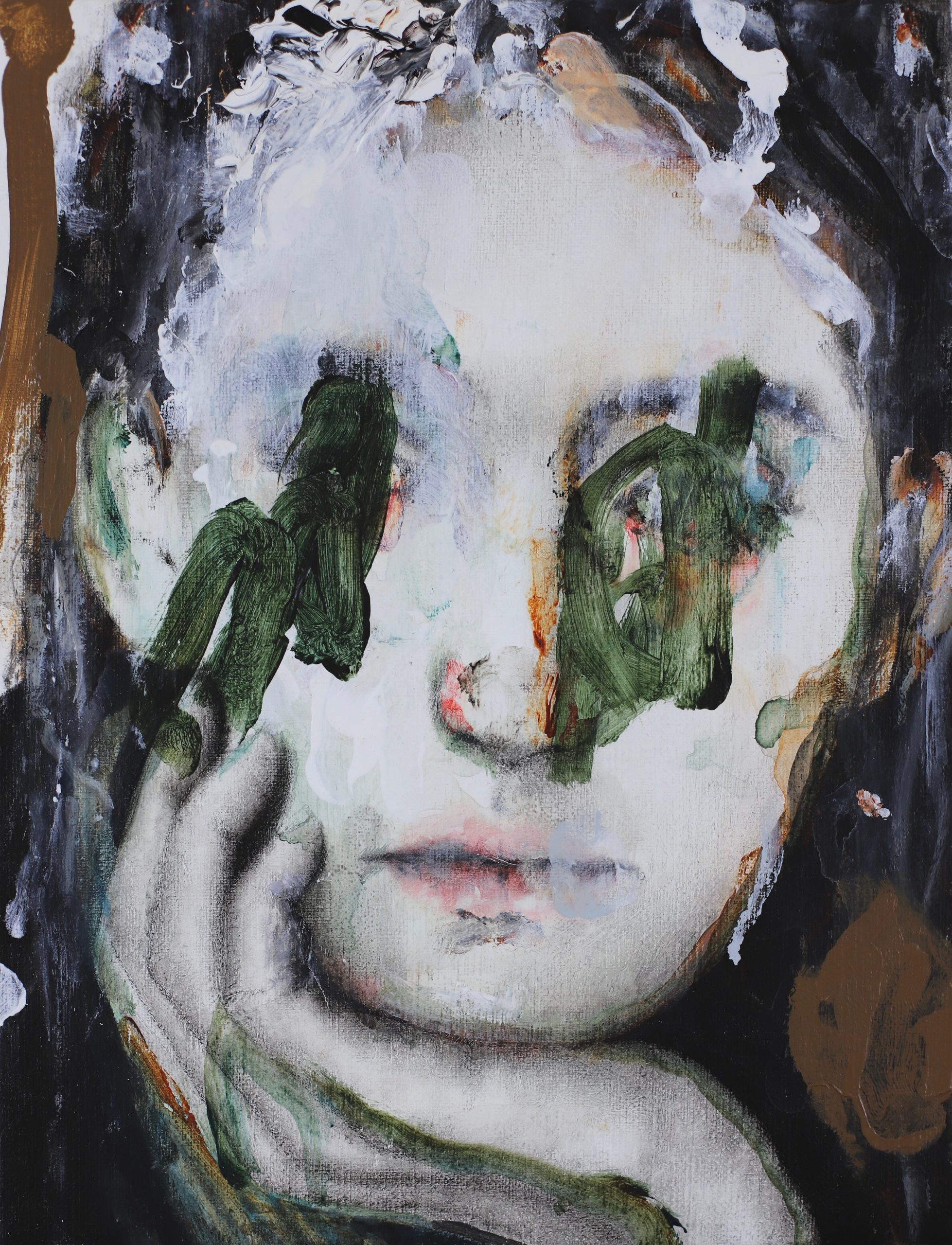 antoine cordet canvas toile peinture painting portrait gallery paris art artist artiste peintre acrylic oil percocet
